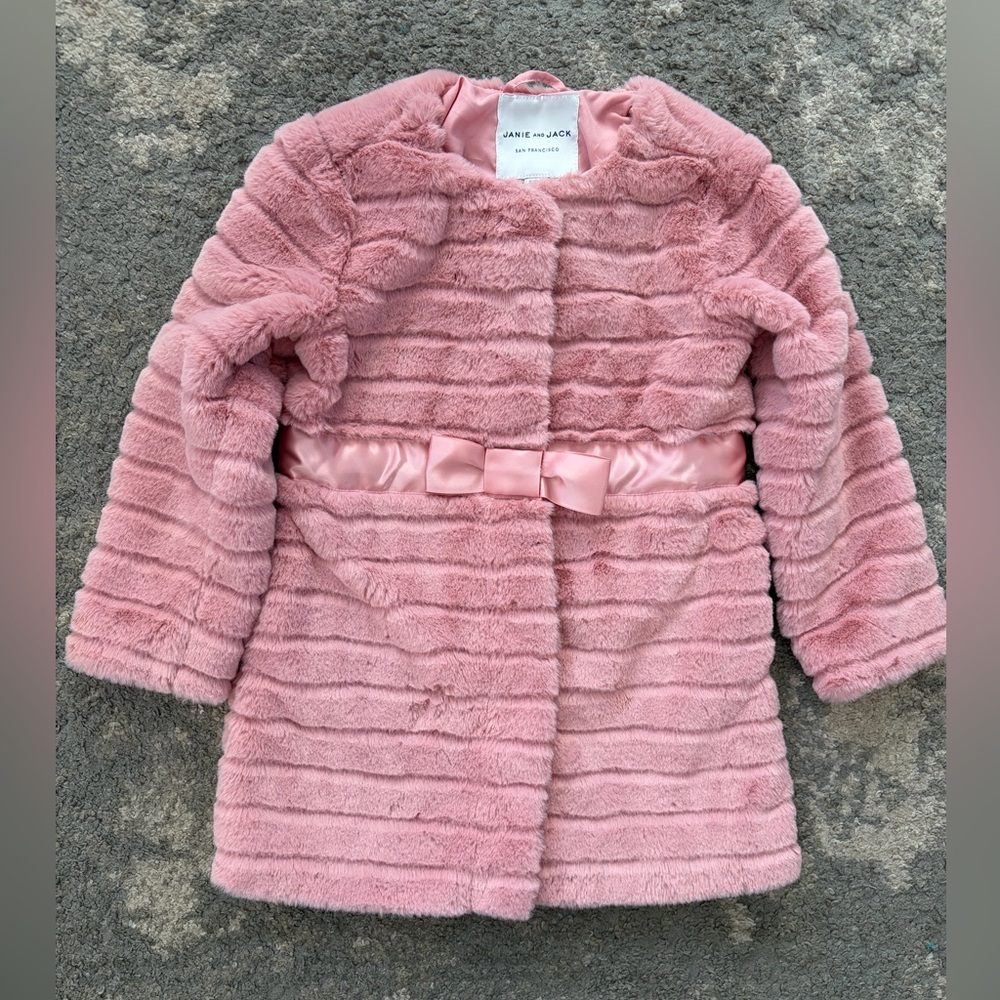 Janie and Jack Blush Pink Coat